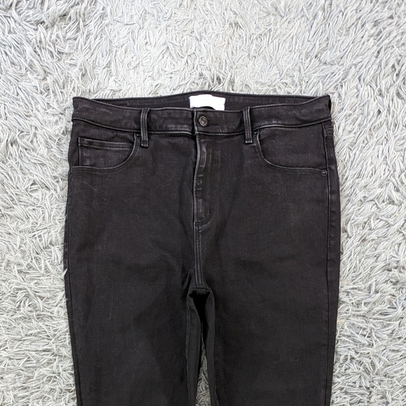 Abercrombie & Fitch Jeans Women's 14 Short Black Super Skinny High Rise Stretch - Picture 2 of 9